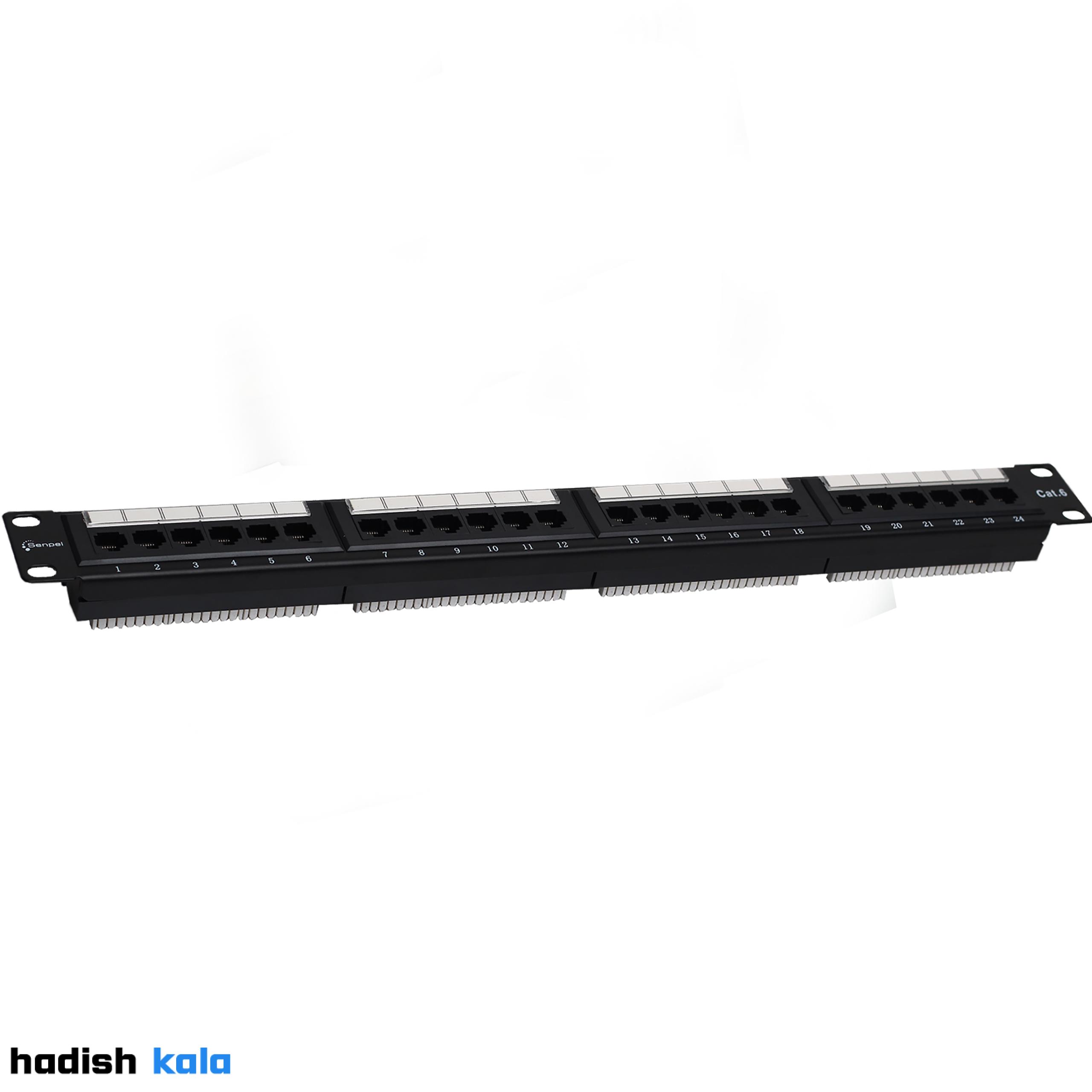پچ پنل معمولی1 copy پچ پنل24 پورتCAT6 UTP Senpel - Image 1