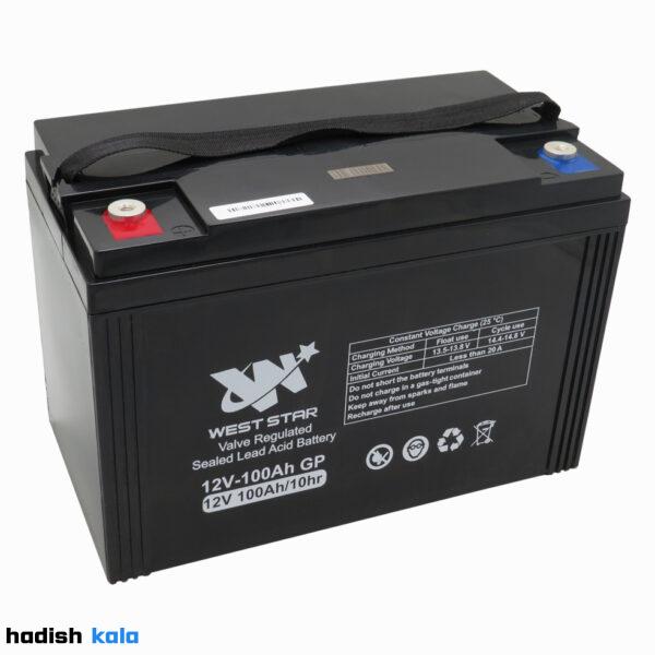 باتری سیلد لید اسید ۱۰۰ آمپر وست استار