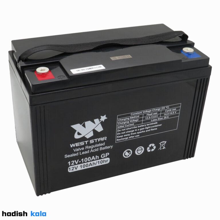 باتری سیلد لید اسید ۱۰۰ آمپر وست استار