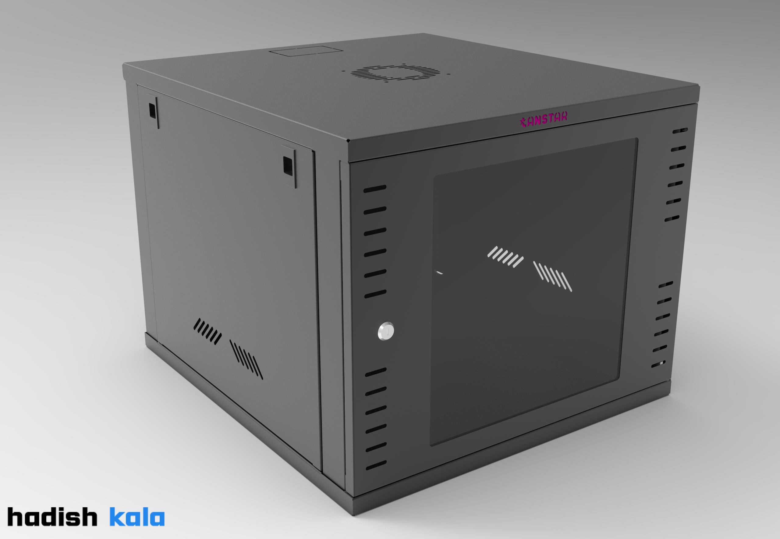 Render-WR-9-60 رک دیواری ۹ یونیت لناستار
